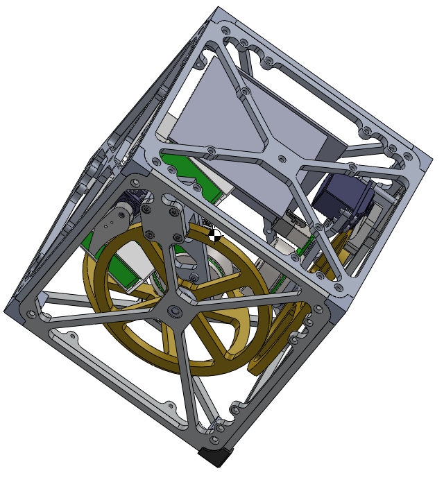The AAU³ self-balancing cube